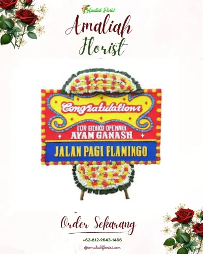 Bunga Papan Congratulation di Tlekung